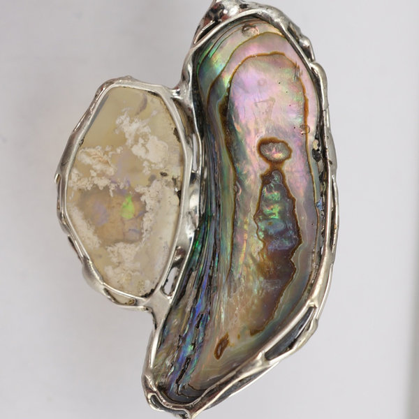 Opal Shell Pendant