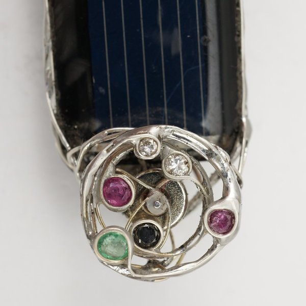 Solar Motor Edelstein Amulett